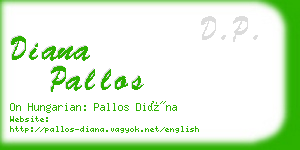 diana pallos business card